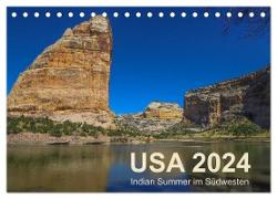 USA 2024 - Indian Summer im Südwesten (Tischkalender 2024 DIN A5 quer), CALVENDO Monatskalender