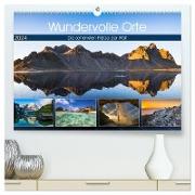 Wundervolle Orte (hochwertiger Premium Wandkalender 2024 DIN A2 quer), Kunstdruck in Hochglanz