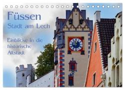 Füssen - Stadt am Lech (Tischkalender 2024 DIN A5 quer), CALVENDO Monatskalender