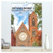 Düsseldorf - Historisches Kaiserswerth (hochwertiger Premium Wandkalender 2024 DIN A2 hoch), Kunstdruck in Hochglanz