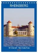 Rheinsberg mit Hafendorf (Tischkalender 2024 DIN A5 hoch), CALVENDO Monatskalender