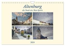Altenburg, die Stadt des Skat-Spiels (Wandkalender 2024 DIN A4 quer), CALVENDO Monatskalender