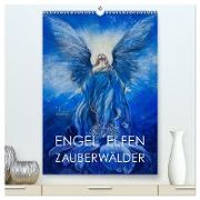 Engel Elfen Zauberwälder (hochwertiger Premium Wandkalender 2024 DIN A2 hoch), Kunstdruck in Hochglanz