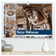 Kloster Waldsassen Stiftsbibliothek (hochwertiger Premium Wandkalender 2024 DIN A2 quer), Kunstdruck in Hochglanz