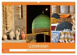 Uzbekistan - märchenhafte Seidenstraße (Wandkalender 2024 DIN A2 quer), CALVENDO Monatskalender