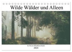 Wilde Wälder und Alleen im Herzen Mitteldeuschlands (Tischkalender 2024 DIN A5 quer), CALVENDO Monatskalender