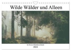 Wilde Wälder und Alleen im Herzen Mitteldeuschlands (Wandkalender 2024 DIN A4 quer), CALVENDO Monatskalender