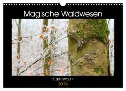 Magische Waldwesen (Wandkalender 2024 DIN A3 quer), CALVENDO Monatskalender