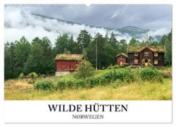 Wilde Hütten Norwegen (Wandkalender 2024 DIN A2 quer), CALVENDO Monatskalender