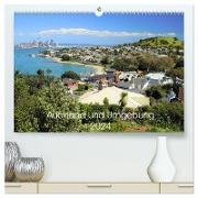Auckland und Umgebung 2024 (hochwertiger Premium Wandkalender 2024 DIN A2 quer), Kunstdruck in Hochglanz