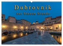 Dubrovnik zur blauen Stunde (Wandkalender 2024 DIN A2 quer), CALVENDO Monatskalender