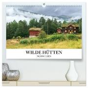 Wilde Hütten Norwegen (hochwertiger Premium Wandkalender 2024 DIN A2 quer), Kunstdruck in Hochglanz