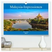 Malaysia-Impressionen (hochwertiger Premium Wandkalender 2024 DIN A2 quer), Kunstdruck in Hochglanz