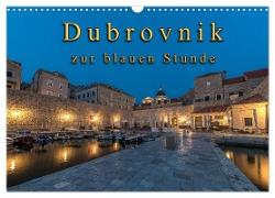 Dubrovnik zur blauen Stunde (Wandkalender 2024 DIN A3 quer), CALVENDO Monatskalender