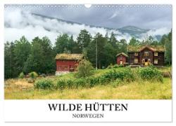 Wilde Hütten Norwegen (Wandkalender 2024 DIN A3 quer), CALVENDO Monatskalender