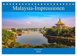 Malaysia-Impressionen (Tischkalender 2024 DIN A5 quer), CALVENDO Monatskalender