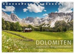 Dolomiten - Traumhafte Berglandschaften (Tischkalender 2024 DIN A5 quer), CALVENDO Monatskalender