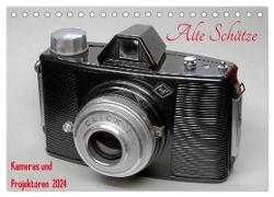 Alte Schätze - Kameras und Projektoren (Tischkalender 2024 DIN A5 quer), CALVENDO Monatskalender