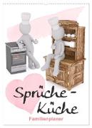 Sprüche-Küche (Wandkalender 2024 DIN A2 hoch), CALVENDO Monatskalender