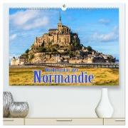 Blickpunkte der Normandie (hochwertiger Premium Wandkalender 2024 DIN A2 quer), Kunstdruck in Hochglanz