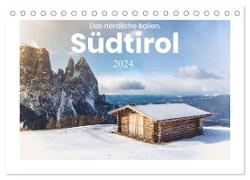Südtirol - Das nördliche Italien. (Tischkalender 2024 DIN A5 quer), CALVENDO Monatskalender