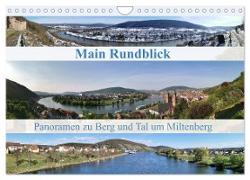 Main Rundblick (Wandkalender 2024 DIN A4 quer), CALVENDO Monatskalender