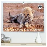 Afrikas wildes Kinderzimmer (hochwertiger Premium Wandkalender 2024 DIN A2 quer), Kunstdruck in Hochglanz