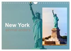 New York - einmal anders (Wandkalender 2024 DIN A4 quer), CALVENDO Monatskalender