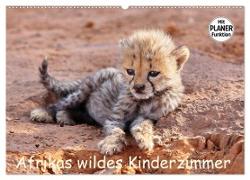 Afrikas wildes Kinderzimmer (Wandkalender 2024 DIN A2 quer), CALVENDO Monatskalender