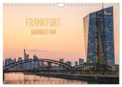 Frankfurt Mainhattan (Wandkalender 2024 DIN A4 quer), CALVENDO Monatskalender