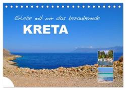 Erlebe mit mir das bezaubernde Kreta (Tischkalender 2024 DIN A5 quer), CALVENDO Monatskalender