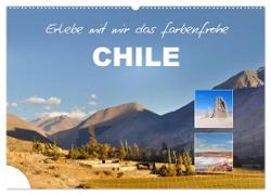 Erlebe mit mir das farbenfrohe Chile (Wandkalender 2024 DIN A2 quer), CALVENDO Monatskalender