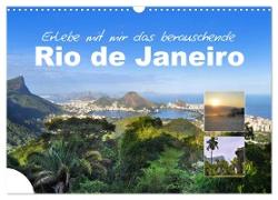 Erlebe mit mir das berauschende Rio de Janeiro (Wandkalender 2024 DIN A3 quer), CALVENDO Monatskalender