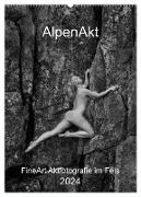 AlpenAkt 2024 (Wandkalender 2024 DIN A2 hoch), CALVENDO Monatskalender