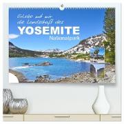 Erlebe mit mir die Landschaft des Yosemite Nationalpark (hochwertiger Premium Wandkalender 2024 DIN A2 quer), Kunstdruck in Hochglanz