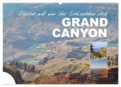 Erlebe mit mir die Schluchten des Grand Canyon (Wandkalender 2024 DIN A2 quer), CALVENDO Monatskalender