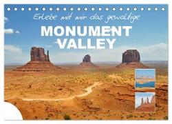 Erlebe mit mir das gewaltige Monument Valley (Tischkalender 2024 DIN A5 quer), CALVENDO Monatskalender