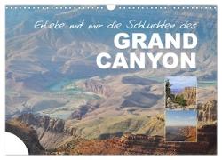 Erlebe mit mir die Schluchten des Grand Canyon (Wandkalender 2024 DIN A3 quer), CALVENDO Monatskalender