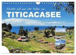 Erleb mit mir die Natur am Titicacasee (Wandkalender 2024 DIN A4 quer), CALVENDO Monatskalender