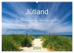 Jütland. Die Westküste zwischen Ringkøbing und Ribe (Wandkalender 2024 DIN A2 quer), CALVENDO Monatskalender