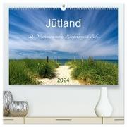 Jütland. Die Westküste zwischen Ringkøbing und Ribe (hochwertiger Premium Wandkalender 2024 DIN A2 quer), Kunstdruck in Hochglanz