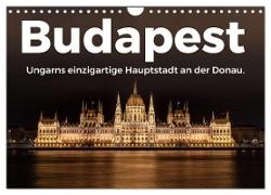 Budapest - Ungarns einzigartige Hauptstadt an der Donau. (Wandkalender 2024 DIN A4 quer), CALVENDO Monatskalender