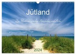 Jütland. Die Westküste zwischen Ringkøbing und Ribe (Wandkalender 2024 DIN A3 quer), CALVENDO Monatskalender