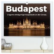 Budapest - Ungarns einzigartige Hauptstadt an der Donau. (hochwertiger Premium Wandkalender 2024 DIN A2 quer), Kunstdruck in Hochglanz