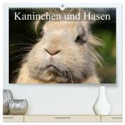 Kaninchen und Hasen (hochwertiger Premium Wandkalender 2024 DIN A2 quer), Kunstdruck in Hochglanz