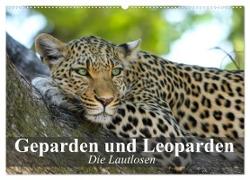 Die Lautlosen. Geparden und Leoparden (Wandkalender 2024 DIN A2 quer), CALVENDO Monatskalender