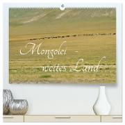 Mongolei - weites Land (hochwertiger Premium Wandkalender 2024 DIN A2 quer), Kunstdruck in Hochglanz