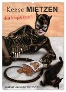 Kesse Mietzen - Burlesque cats II - mit flotten Linien gezeichnete Pin-up Katzen (Wandkalender 2024 DIN A2 hoch), CALVENDO Monatskalender