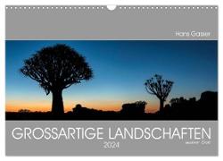 GROSSARTIGE LANDSCHAFTEN unserer Erde 2024 (Wandkalender 2024 DIN A3 quer), CALVENDO Monatskalender