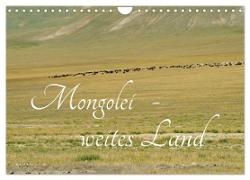 Mongolei - weites Land (Wandkalender 2024 DIN A4 quer), CALVENDO Monatskalender